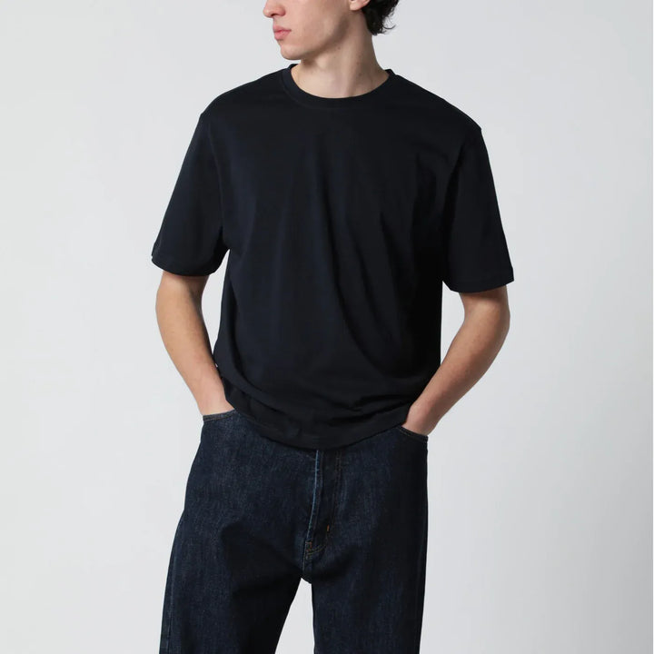 STUDIO NICHOLSON - Bric T-shirt blue regular fit Brand Shirts &amp; Tops S