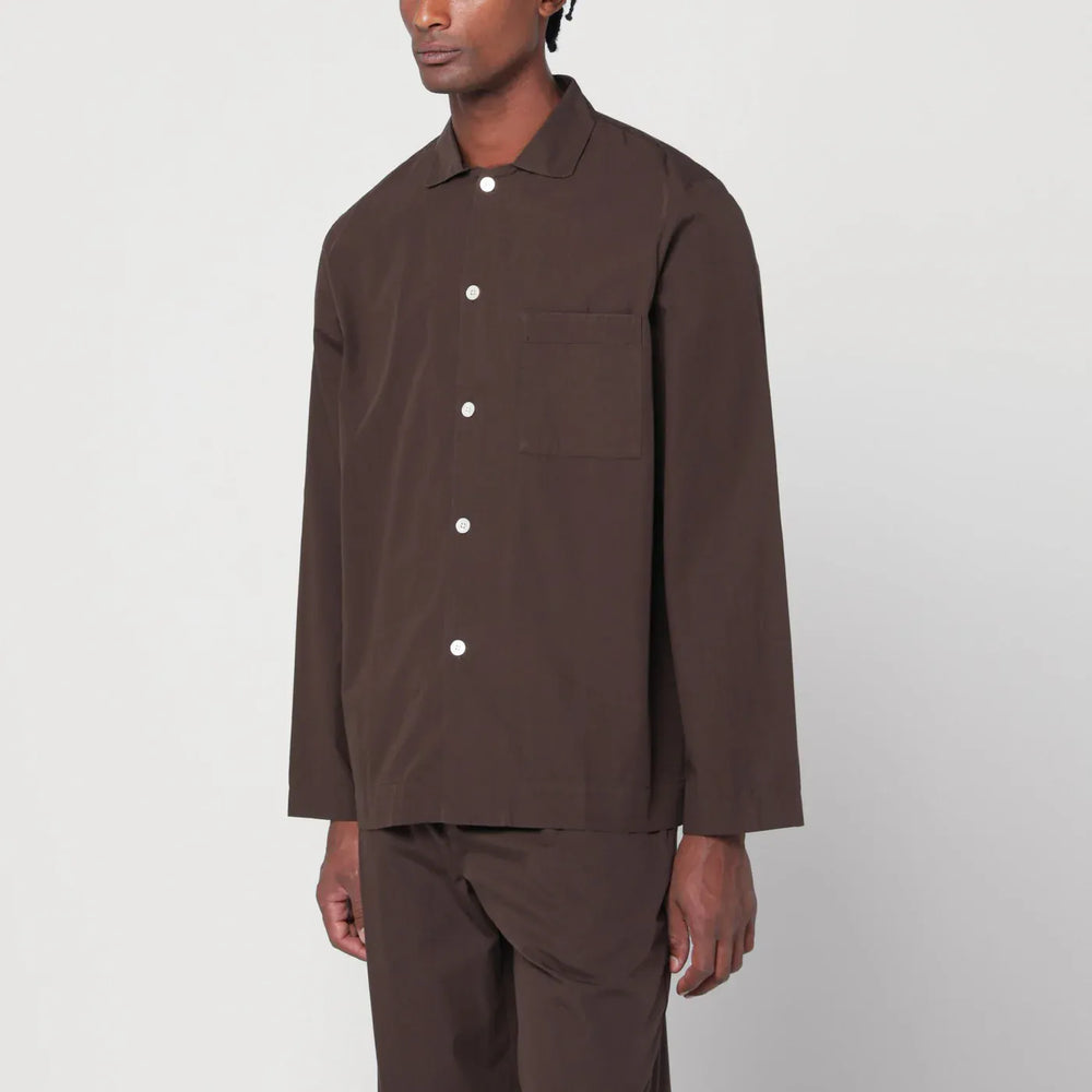 Tekla - Brown pyjama shirt Brand Shirts & Tops L