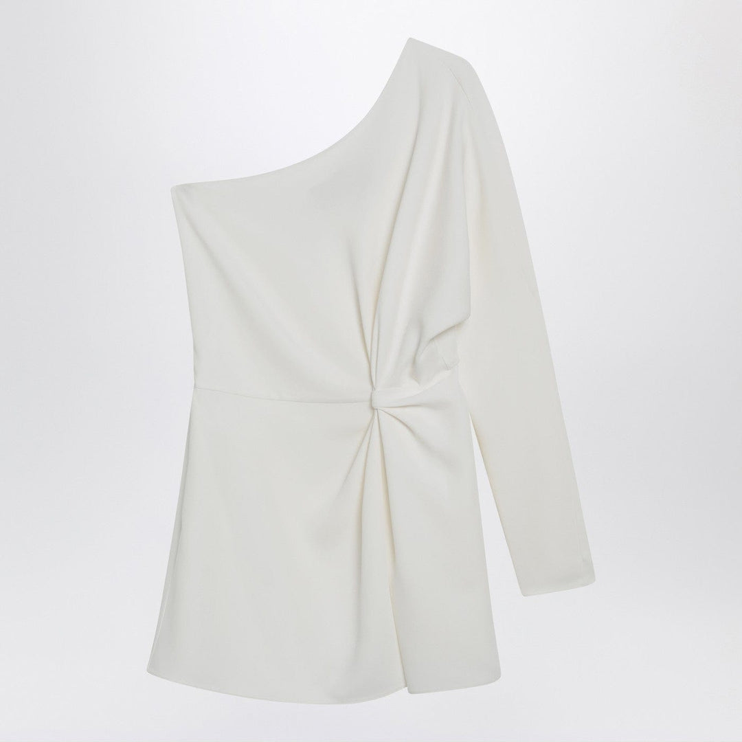 Shirts &amp; Tops Valentino - Ivory one-shoulder top in couture cady Brand