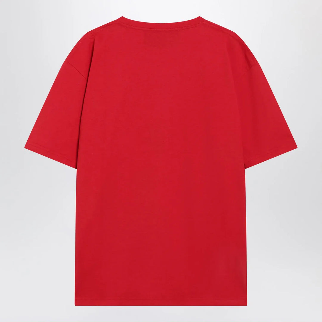 Valentino - Red T-shirt with Panther print Brand Shirts &amp; Tops