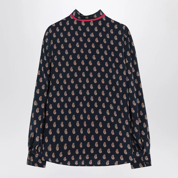 Valentino - Silk shirt with Paisley print Brand Shirts &amp; Tops
