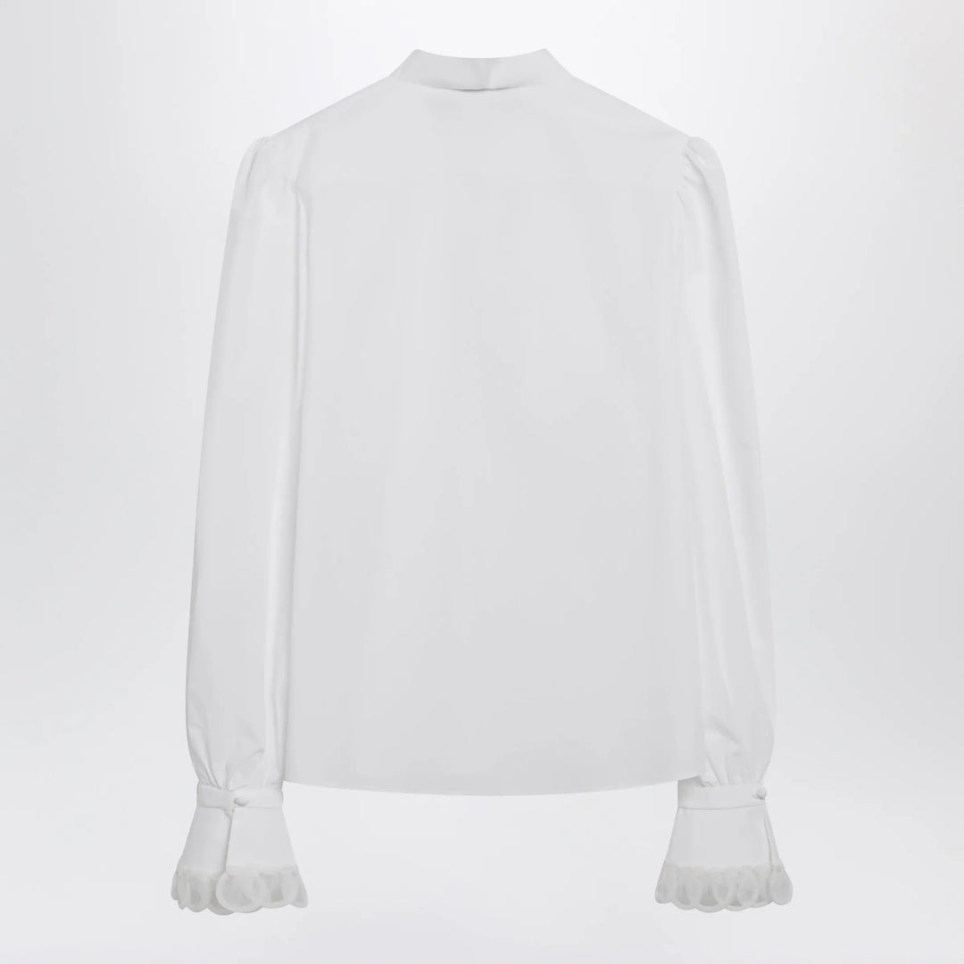Valentino - White cotton poplin shirt Brand Shirts &amp; Tops
