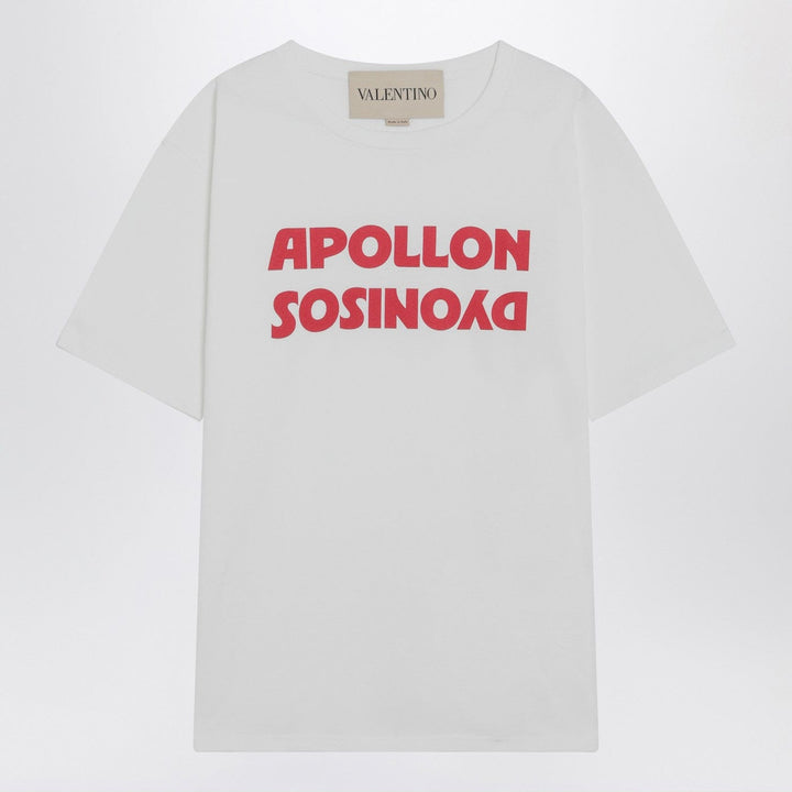 Shirts &amp; Tops Valentino - White T-shirt with Apollon/Dionysos print Brand
