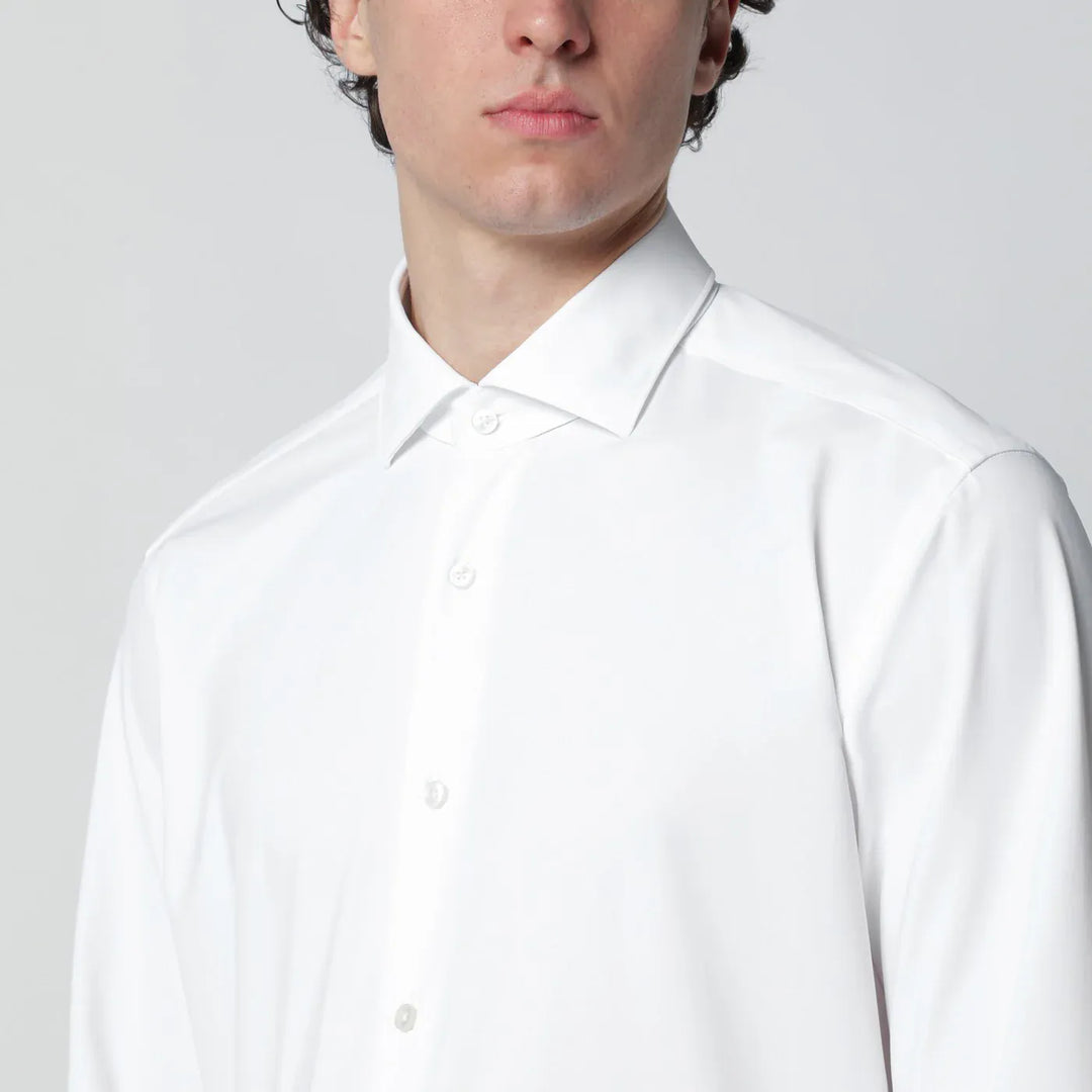 XACUS - Active Tailor Fit shirt white Brand Shirts &amp; Tops