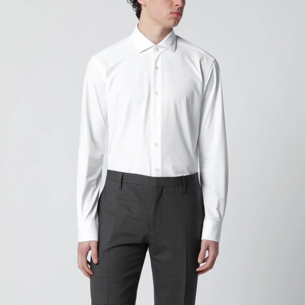 XACUS - Active Tailor Fit shirt white Brand Shirts & Tops 40