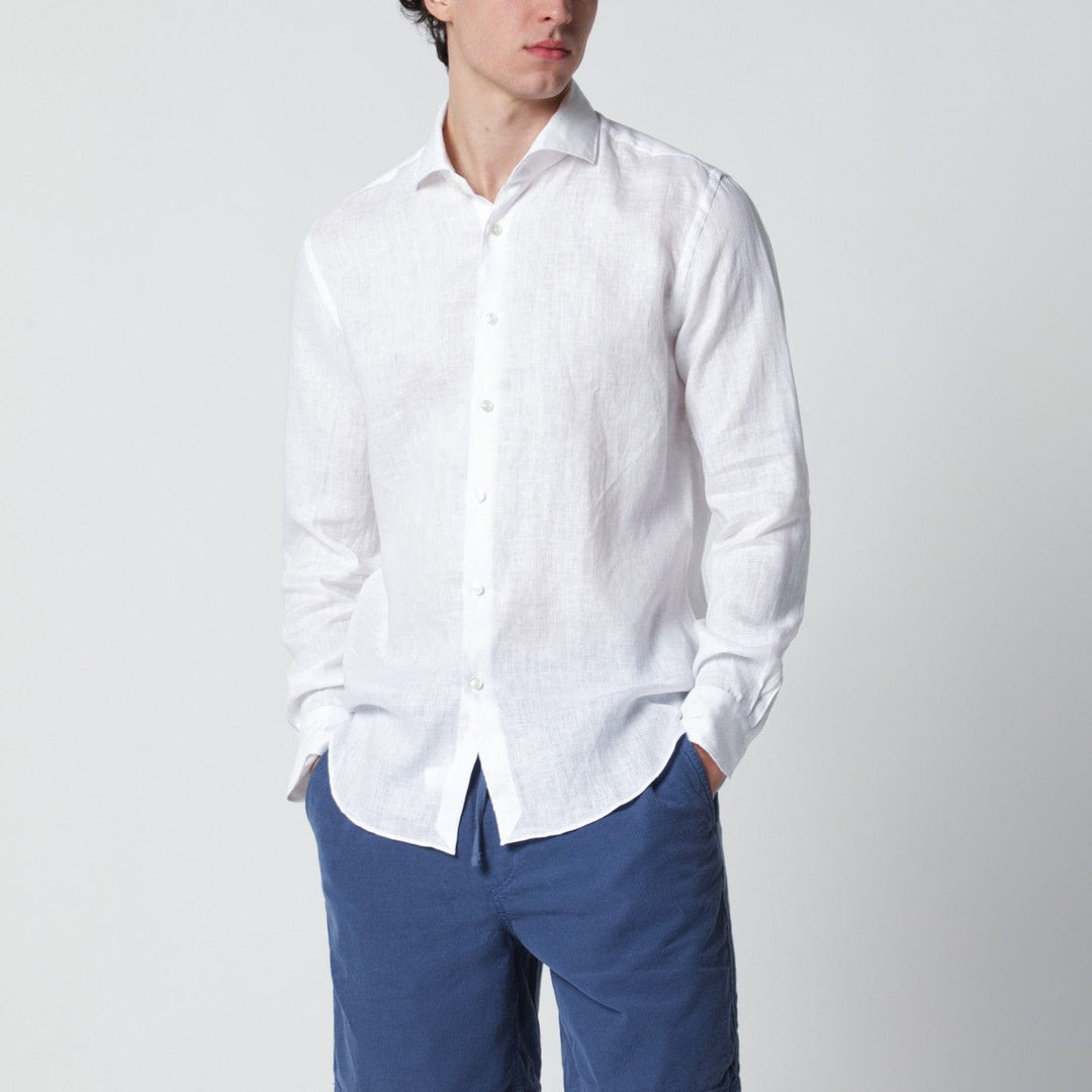 Shirts &amp; Tops XACUS - Tailor Fit linen shirt white Brand