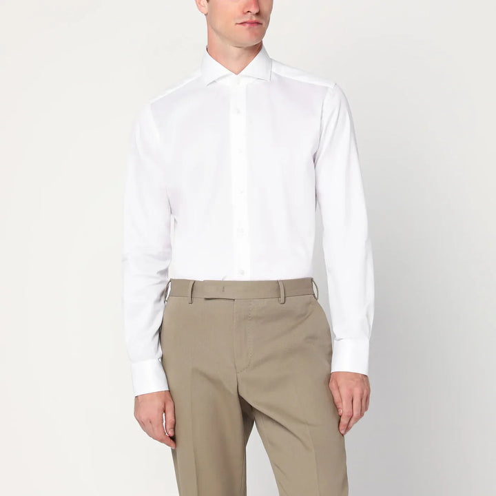 XACUS - White Travel cotton shirt Brand Shirts &amp; Tops 39