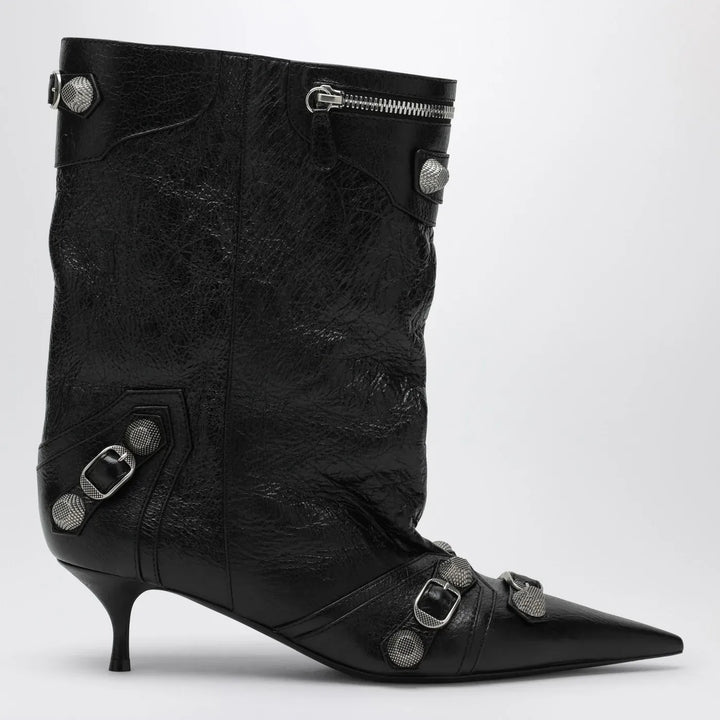 Balenciaga - Cagole Wide black ankle boot Brand Shoes 36,5 IT