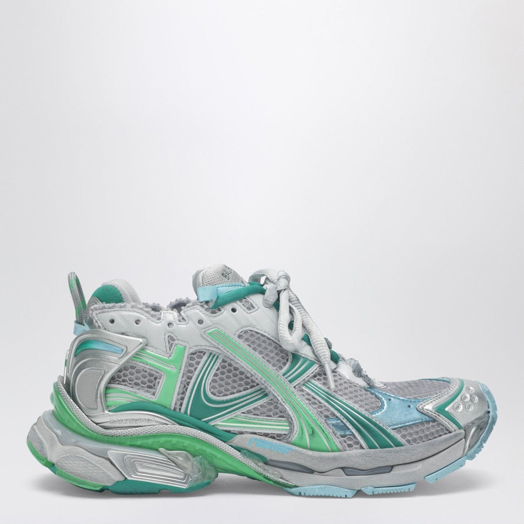 Shoes Balenciaga - Runner sneakers in grey, green and blue Brand