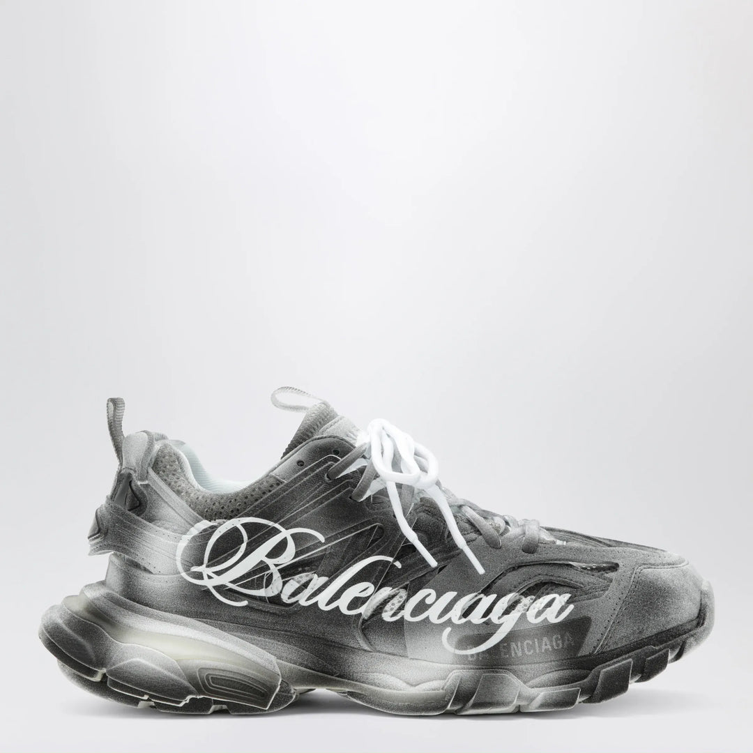 Balenciaga - Track Stencil Logo sneakers in black/white Brand Shoes 36 IT