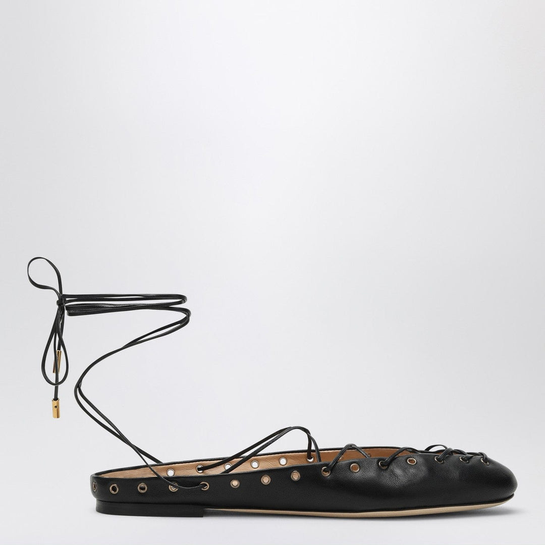Shoes 36,5 IT Chloé - Black leather ghillie ballerinas Brand