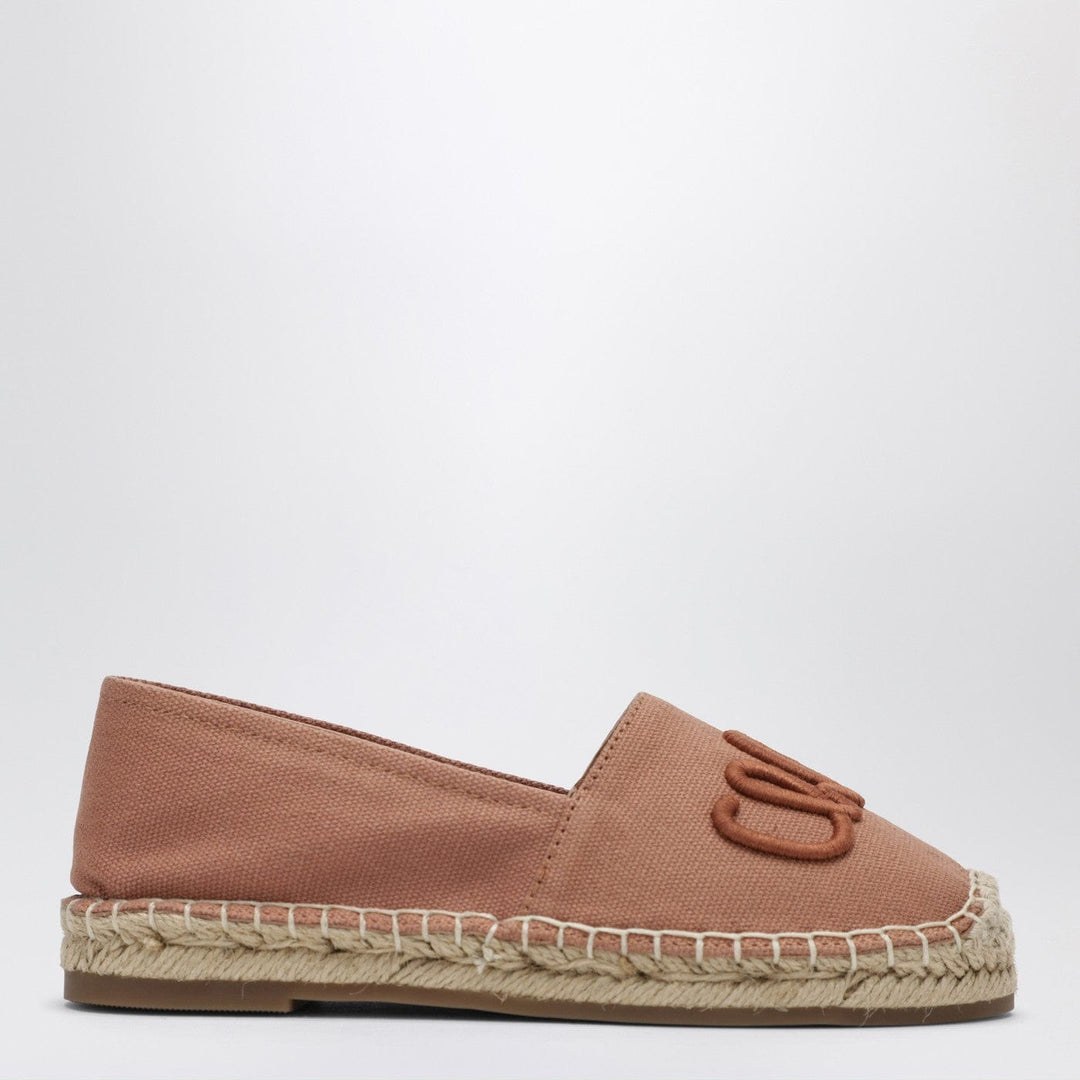 Shoes Chloé - Pink espadrilles with logo embroidery Brand