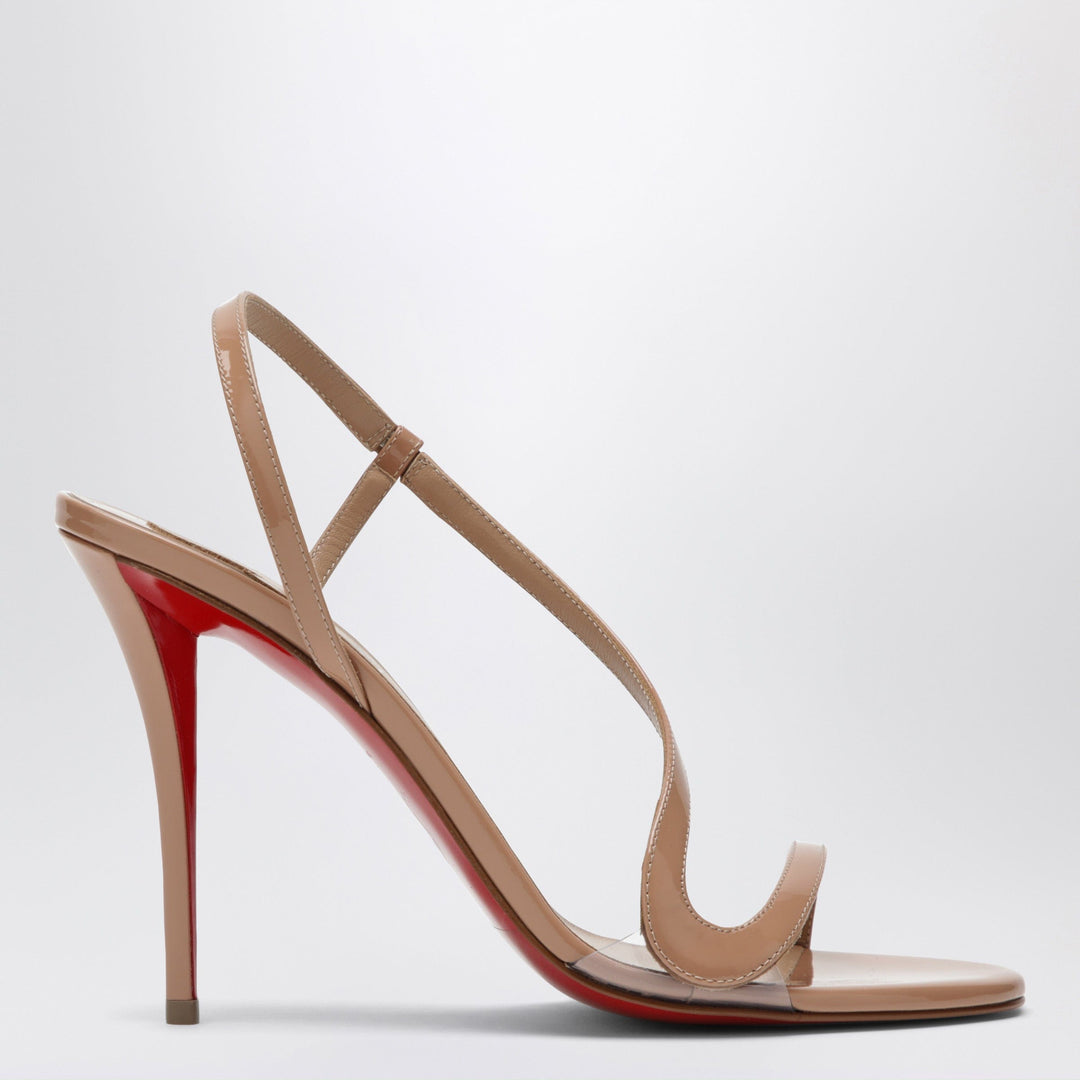 Shoes Christian Louboutin - Blush Rosa Z sandals in patent calfskin leather Brand