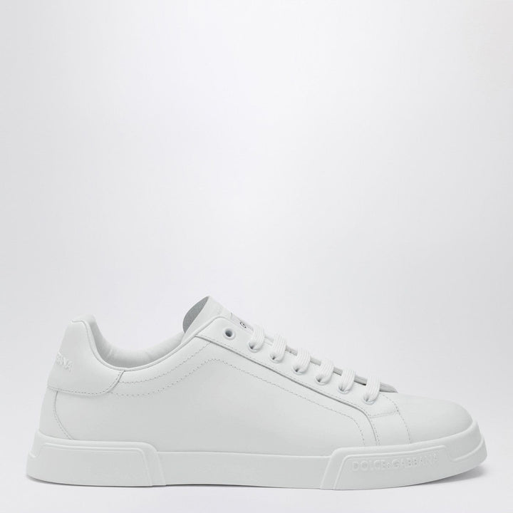 Shoes Dolce&amp;Gabbana - White Portofino sneakers in leather Brand