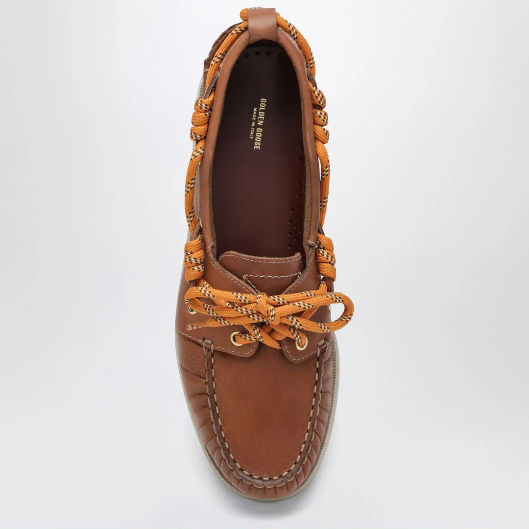 Golden Goose - Cruise loafer in tobacco leather Brand Shoes