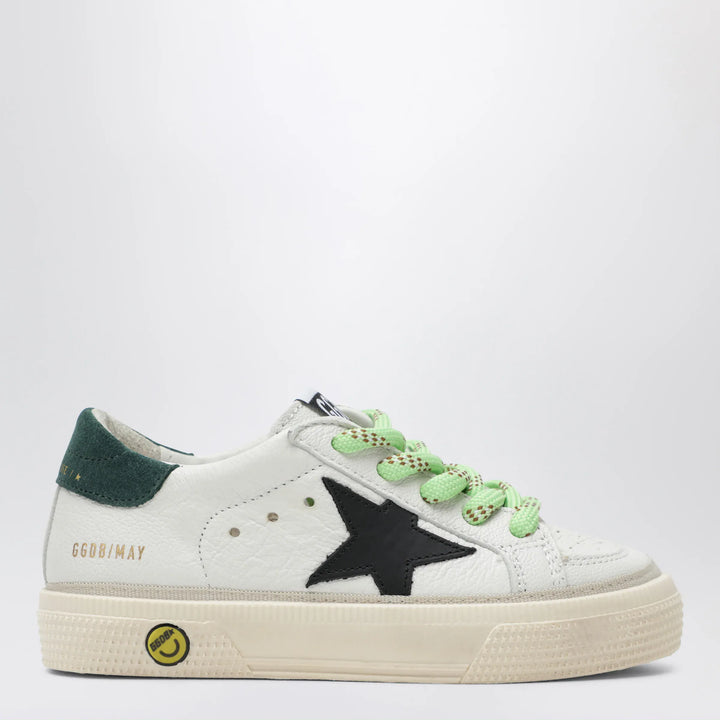 Golden Goose - May sneakers in white/black/green leather Brand Shoes 24
