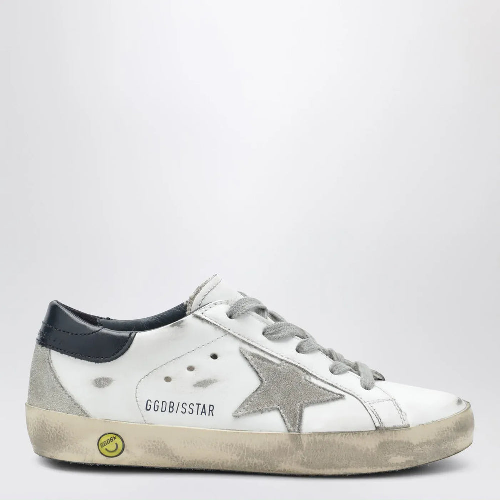 Golden Goose - Super-Star Sneakers in white/navy blue Brand Shoes 30