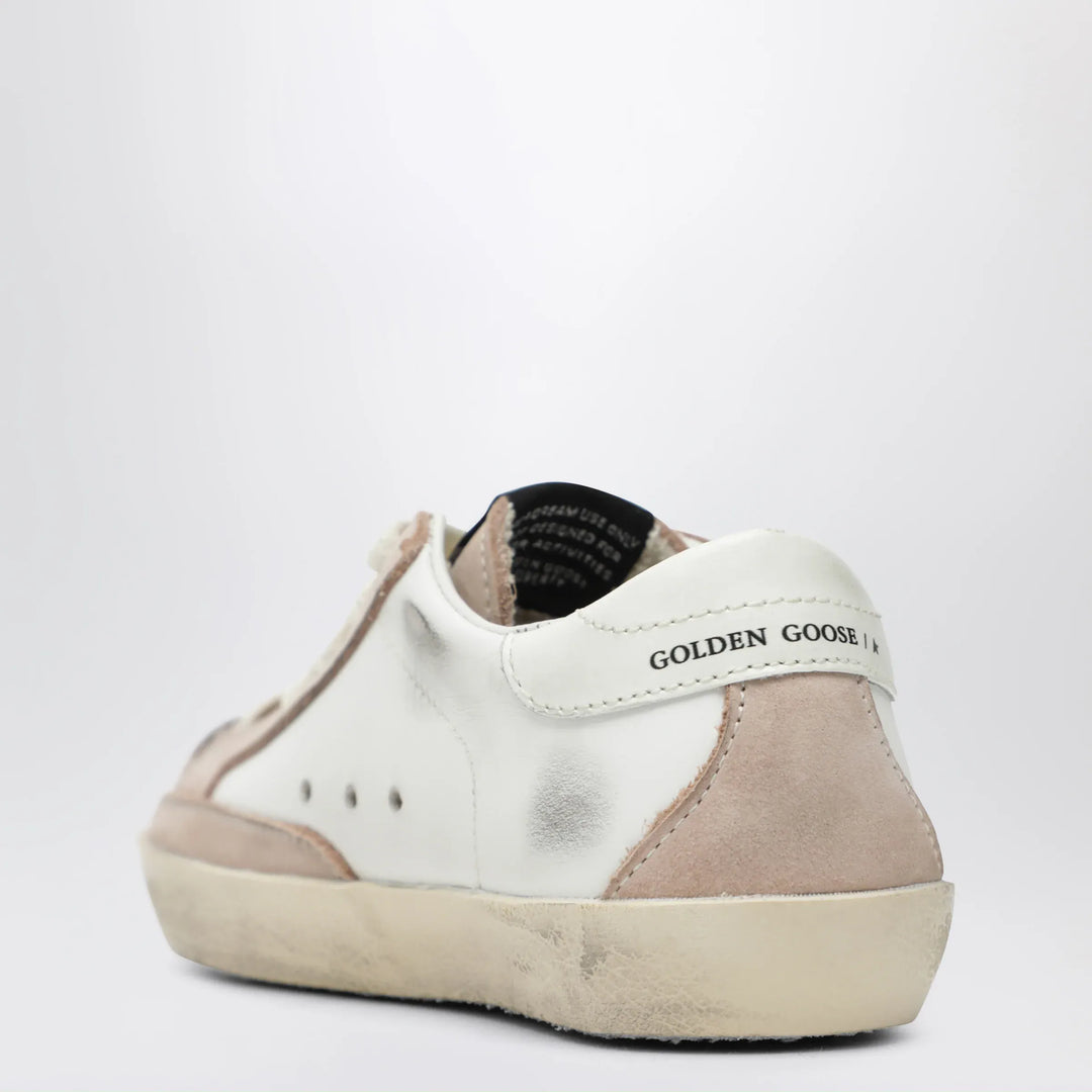 Golden Goose - Super-Star sneakers in white/pink/silver Brand Shoes