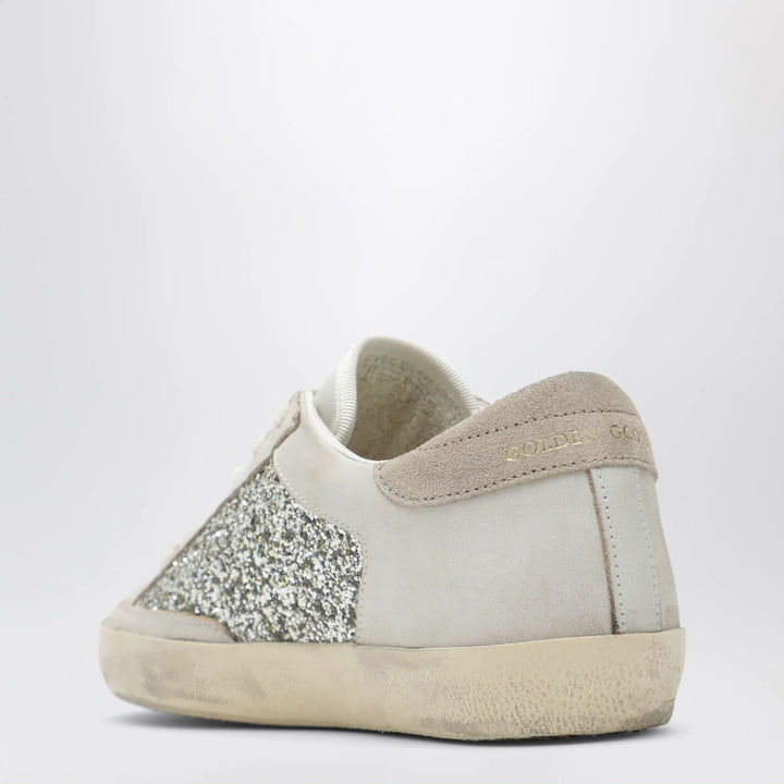 Golden Goose - White/platinum glitter Super-Star sneakers Brand Shoes 39 IT