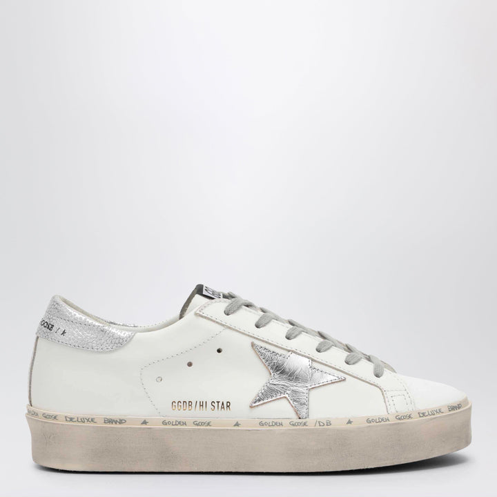 Golden Goose - White/silver Hi-Star Sneakers Brand Shoes 36 IT