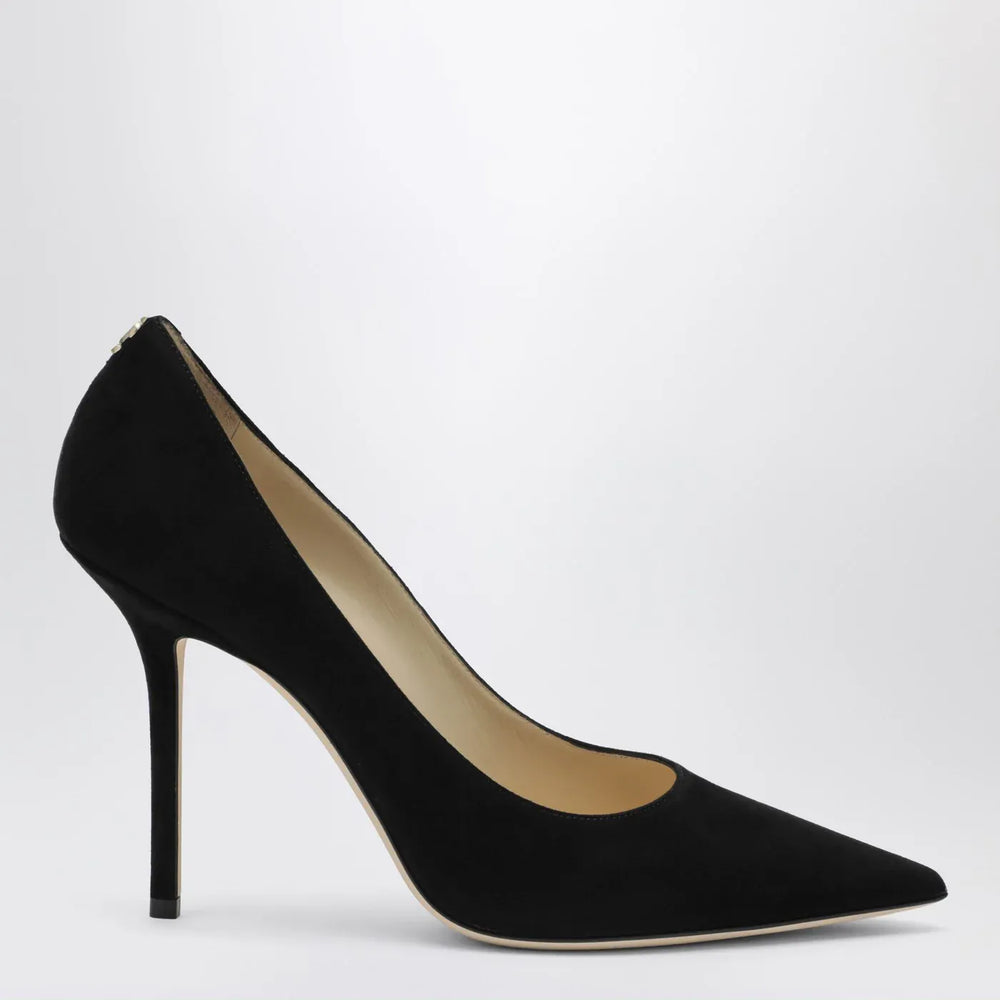 Jimmy Choo - Love 100 pumps in black suede Brand Shoes 40 IT