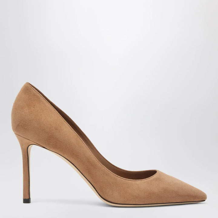 Jimmy Choo - Romy 85 pumps in toffee colour suede Brand Shoes 36,5 IT