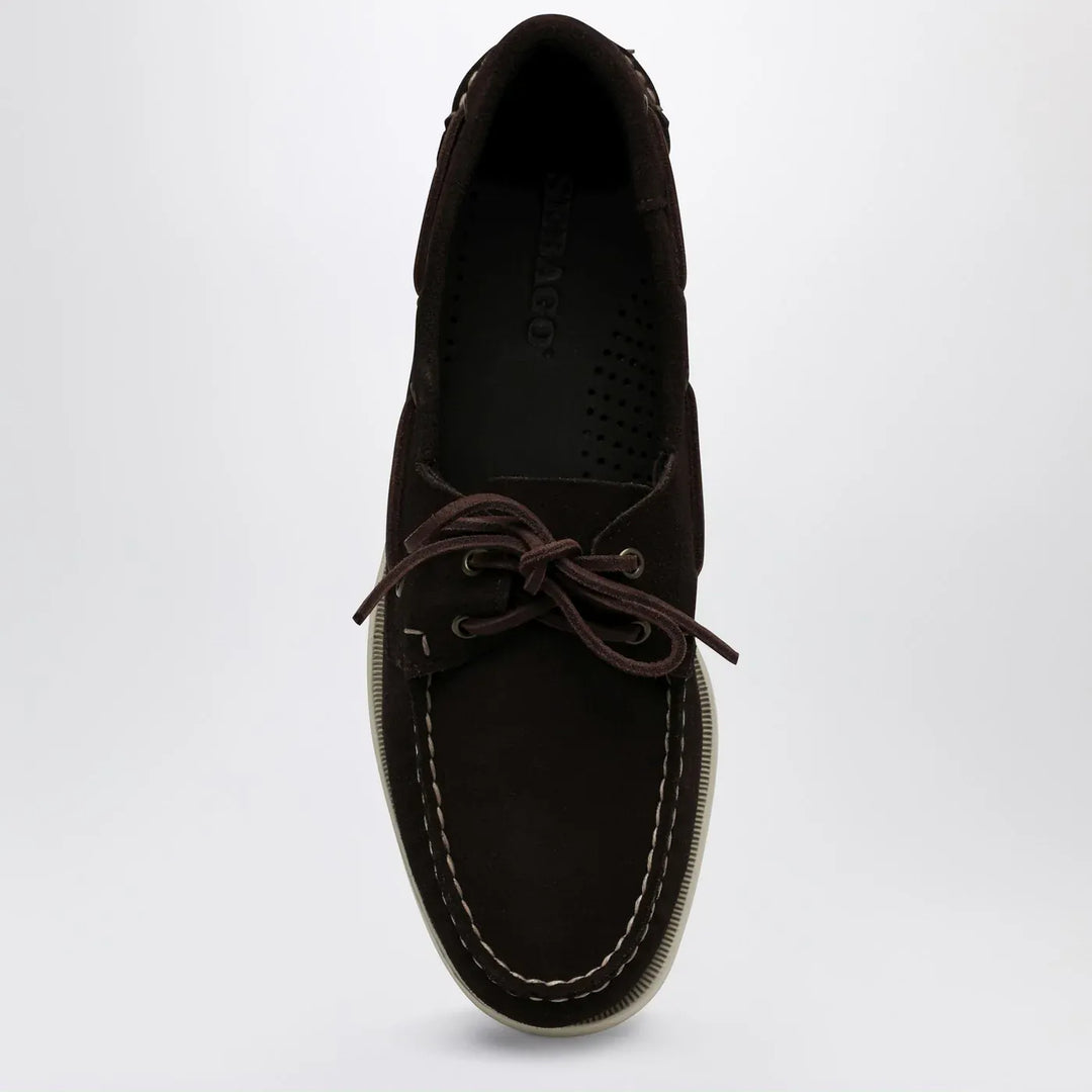 Sebago - Portland Flesh Out loafer brown in suede Brand Shoes 7 US