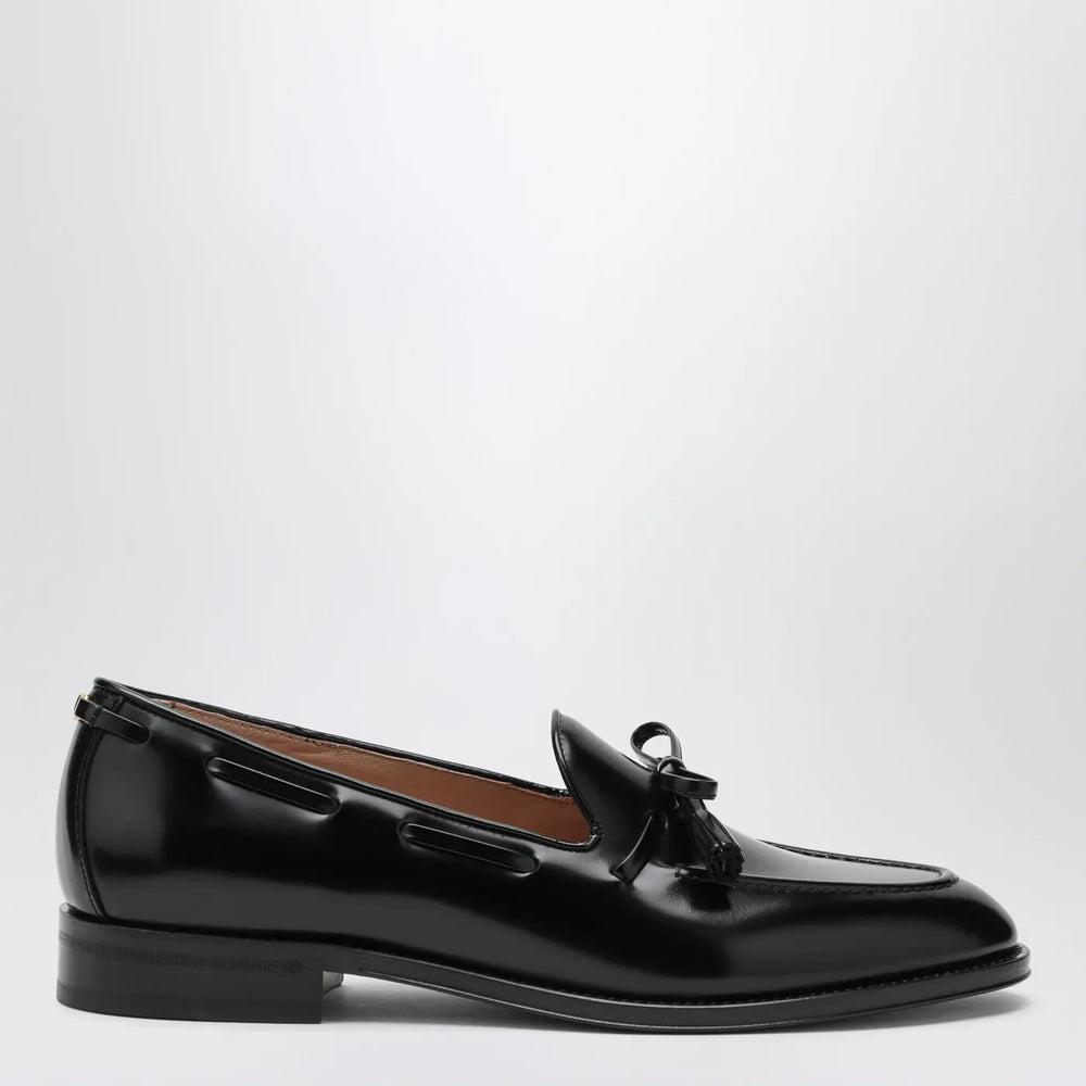 Valentino Garavani - Bowshire loafers in black glossy calfskin Brand Shoes 43,5 IT
