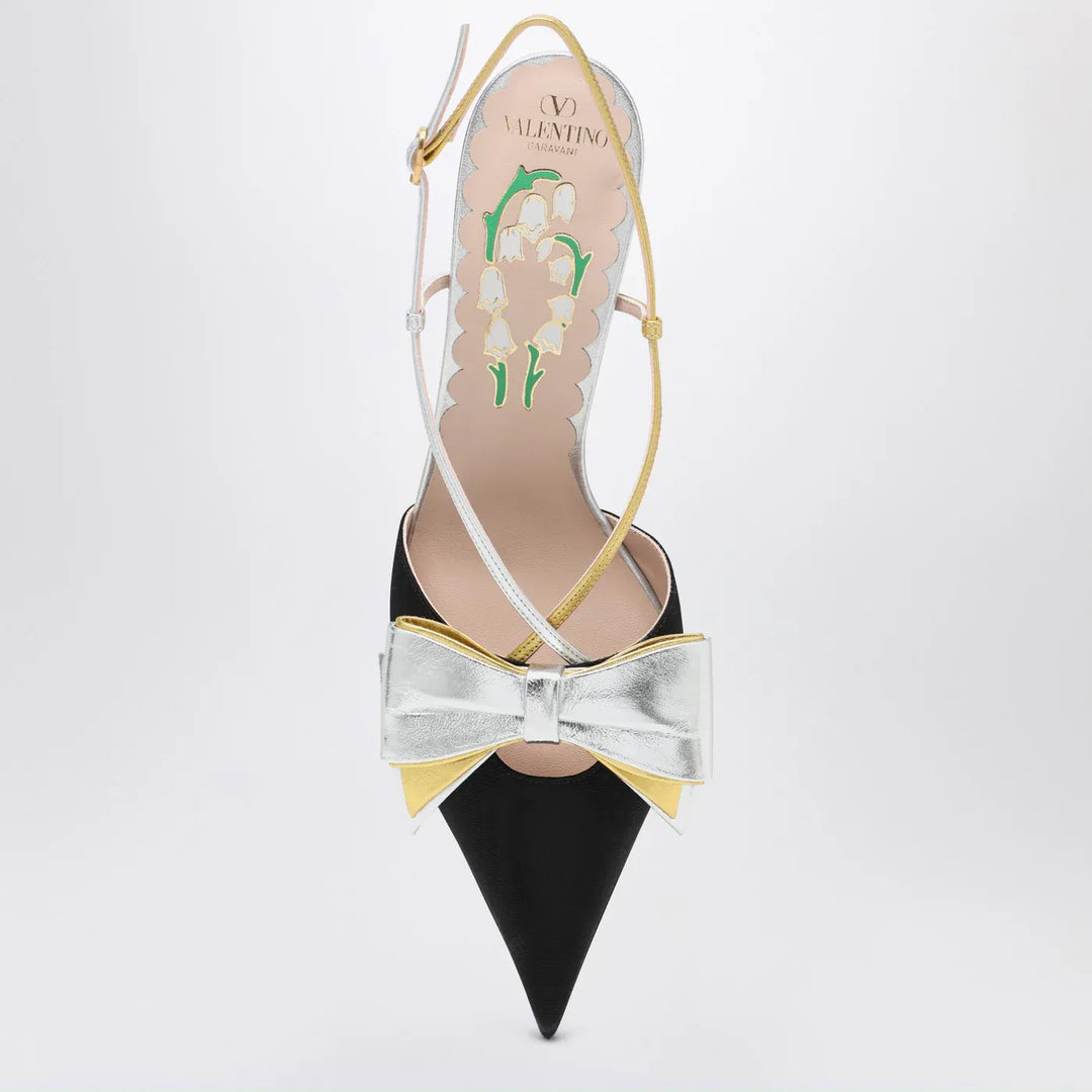 Valentino Garavani - Slingback Bowow pumps black with bow Brand Shoes