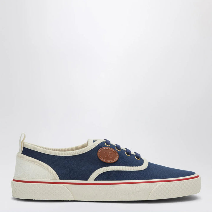 Valentino Garavani - Sneakers Nojoke in blue and white canvas Brand Shoes 40 IT