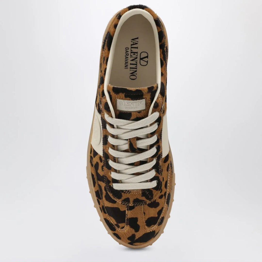 Valentino Garavani - Upvillage Sneakers in pony-effect calfskin Brand Shoes