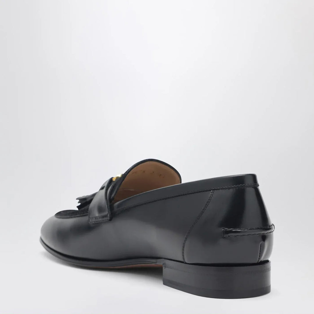 Valentino Garavani - Vaniteux loafer in calfskin and split leather Brand Shoes