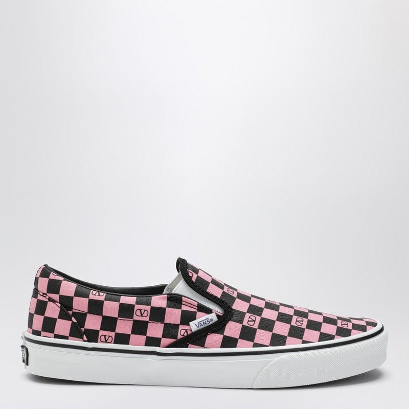 Shoes Valentino Garavani X Vans - Slip-On sneakers orchid pink/black with VLogo Checkerboard print - 43 IT Brand