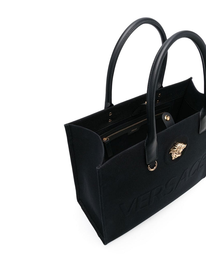 Versace Shopper UNI Versace Black Canvas Medusa Bag Versace Black Canvas Medusa Bag Brand