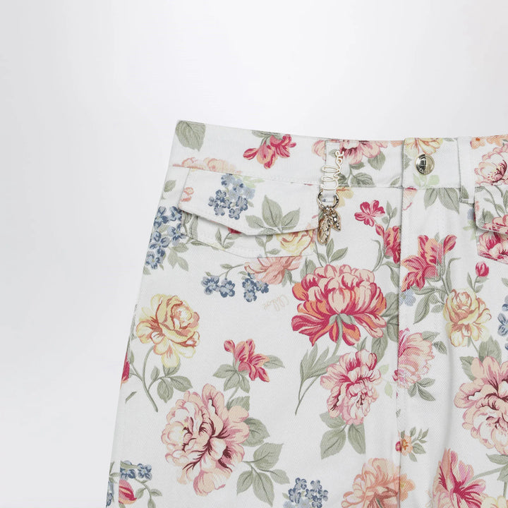Chloé - Cotton floral print shorts Brand Shorts 8Y