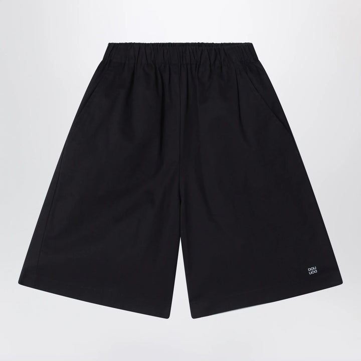 Douuod - Primula black bermuda shorts in cotton poplin Brand Shorts 8