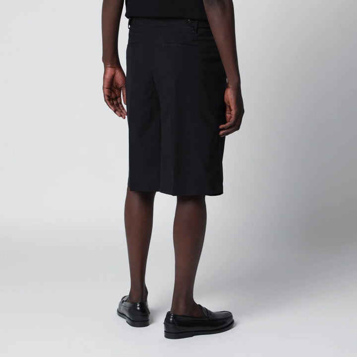 PT Torino - Black cotton Bermuda shorts Brand Shorts