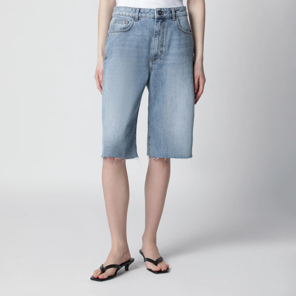 Róhe - Classic blue denim bermuda shorts Brand Shorts 36  FR