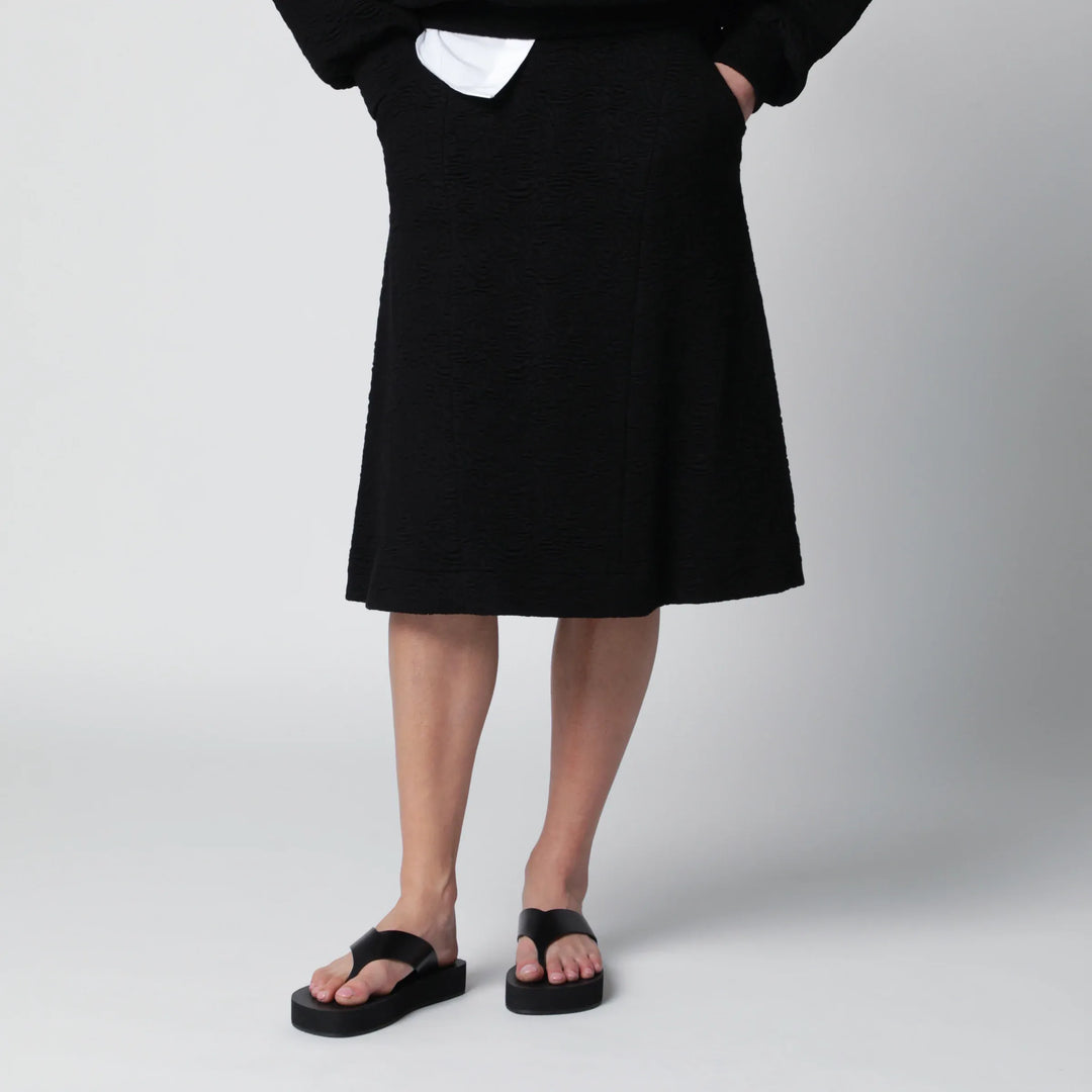 Dries Van Noten - Black viscose-blend skirt Brand Skirts XS