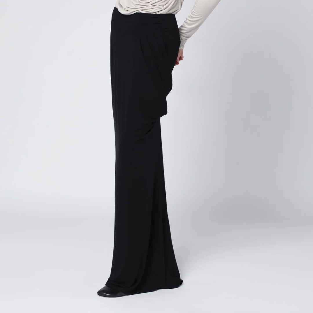 Entire Studios - Long black draped skirt Brand Skirts