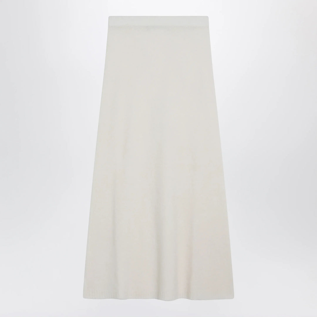 Max Mara - Ivory skirt in stretch cashmere knit Brand Skirts M