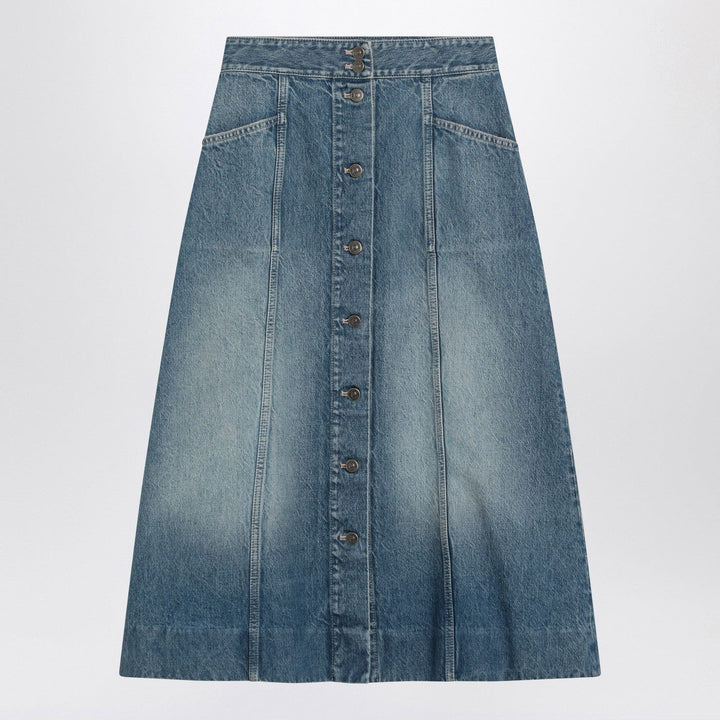 Skirts Valentino - Washed denim midi skirt Brand