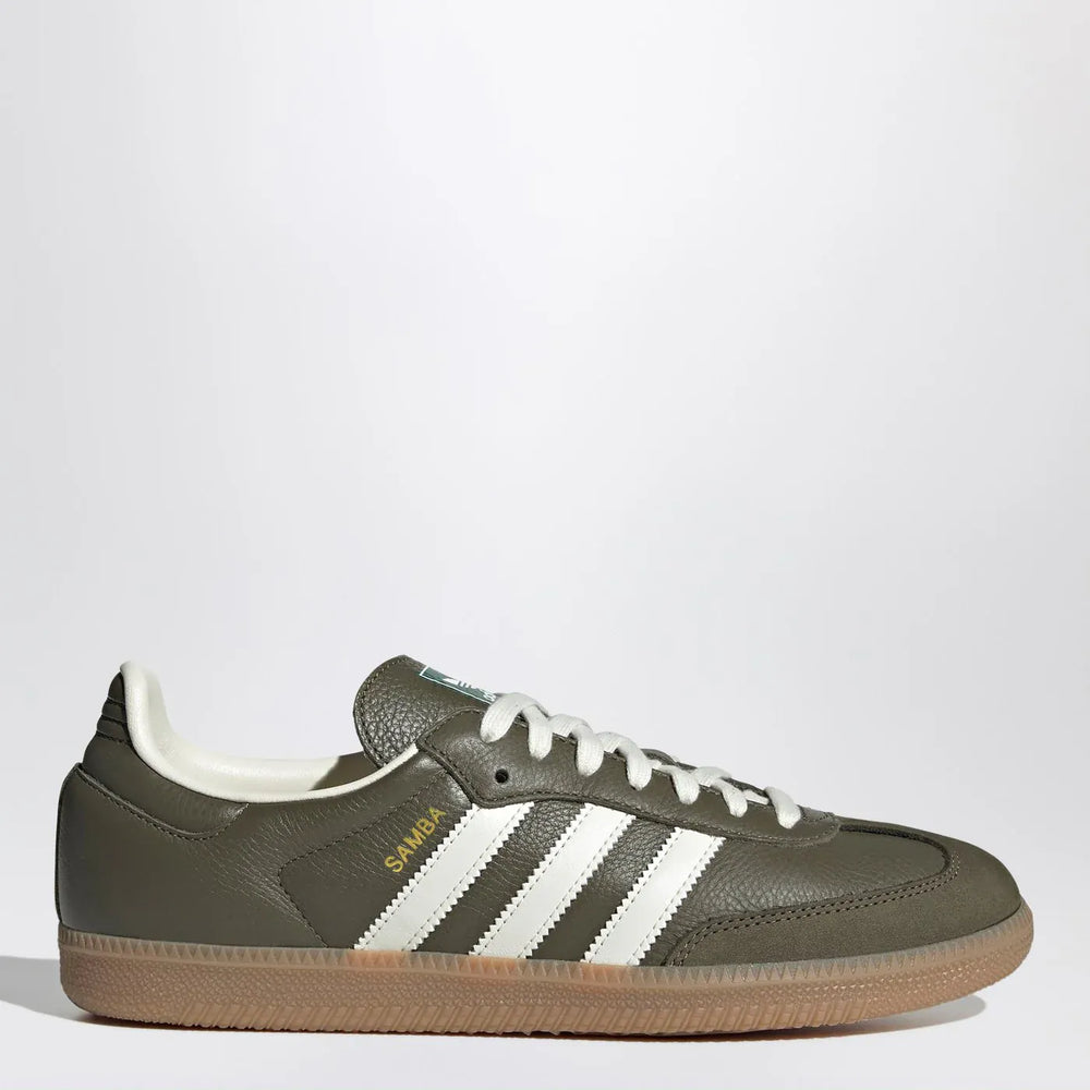 adidas Originals - Sneakers Samba OG Medium Dark Khaki/Off White/Gum Brand Sneakers 10 UK