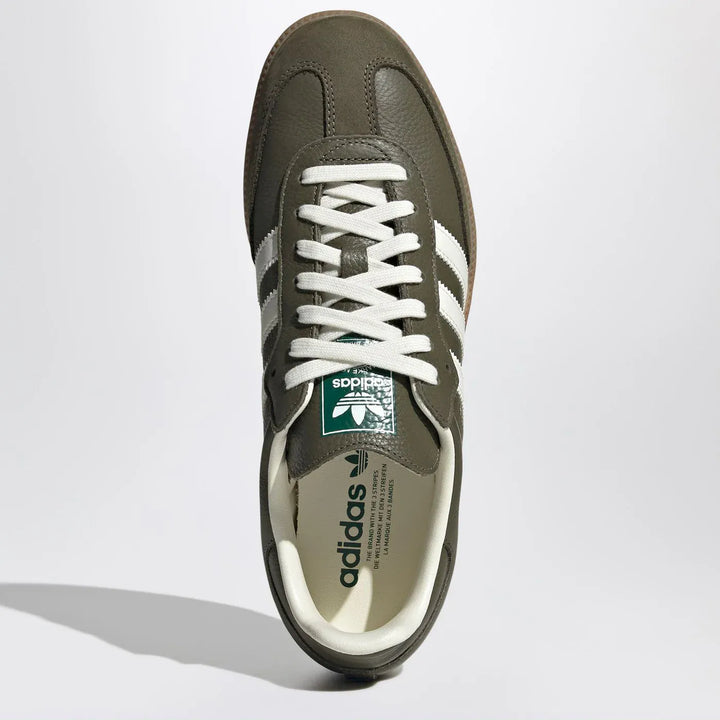 adidas Originals - Sneakers Samba OG Medium Dark Khaki/Off White/Gum Brand Sneakers