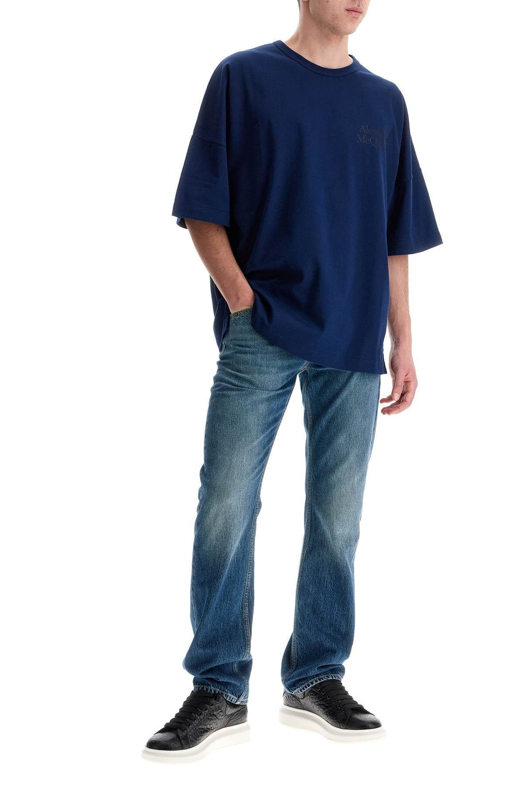 Alexander Mcqueen Topwear Alexander Mcqueen oversized logo Alexander Mcqueen oversized logo Brand
