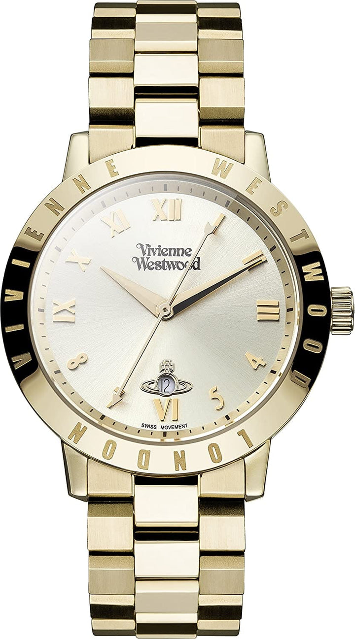 Vivienne Westwood Watch Vivienne Westwood Bloomsbury Watch Gold Stainless Steel Vivienne Westwood Designer Watches For Women Bloomsbury Gold Stainless Steel Brand