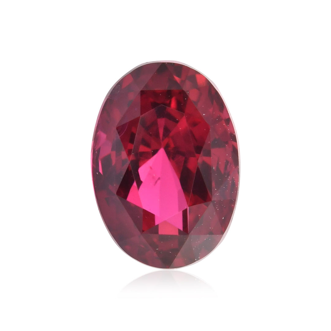 2.44 Carat Red  Oval Ruby GIA