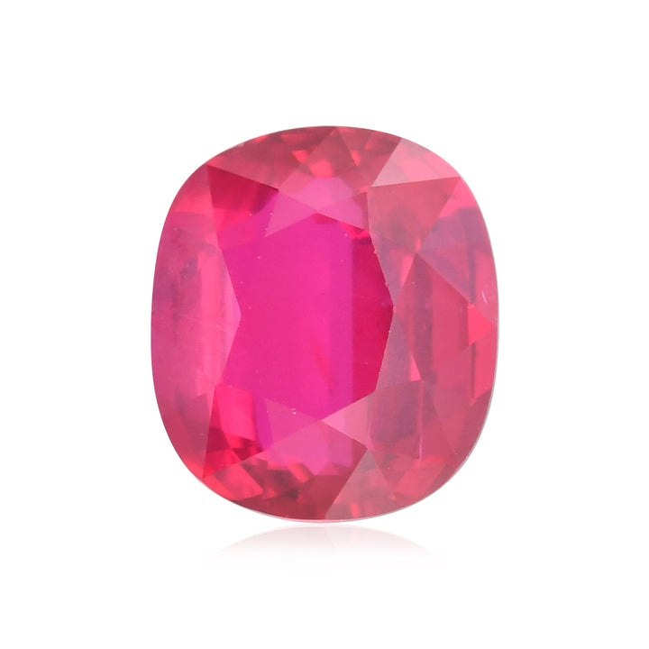 2.98 Carat Red MOZAMBIQUE Cushion Ruby GRS