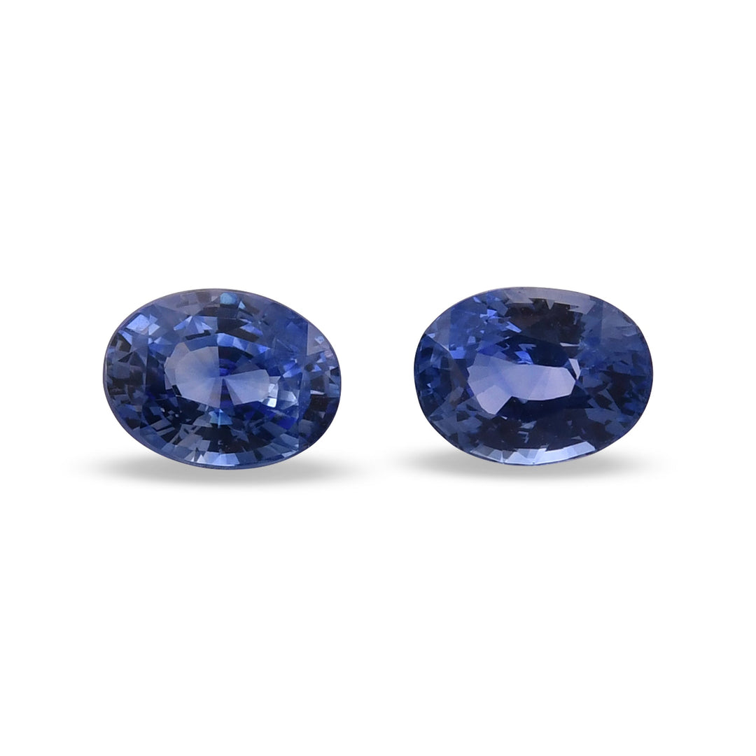 4.00 Carat Blue  Oval Sapphire