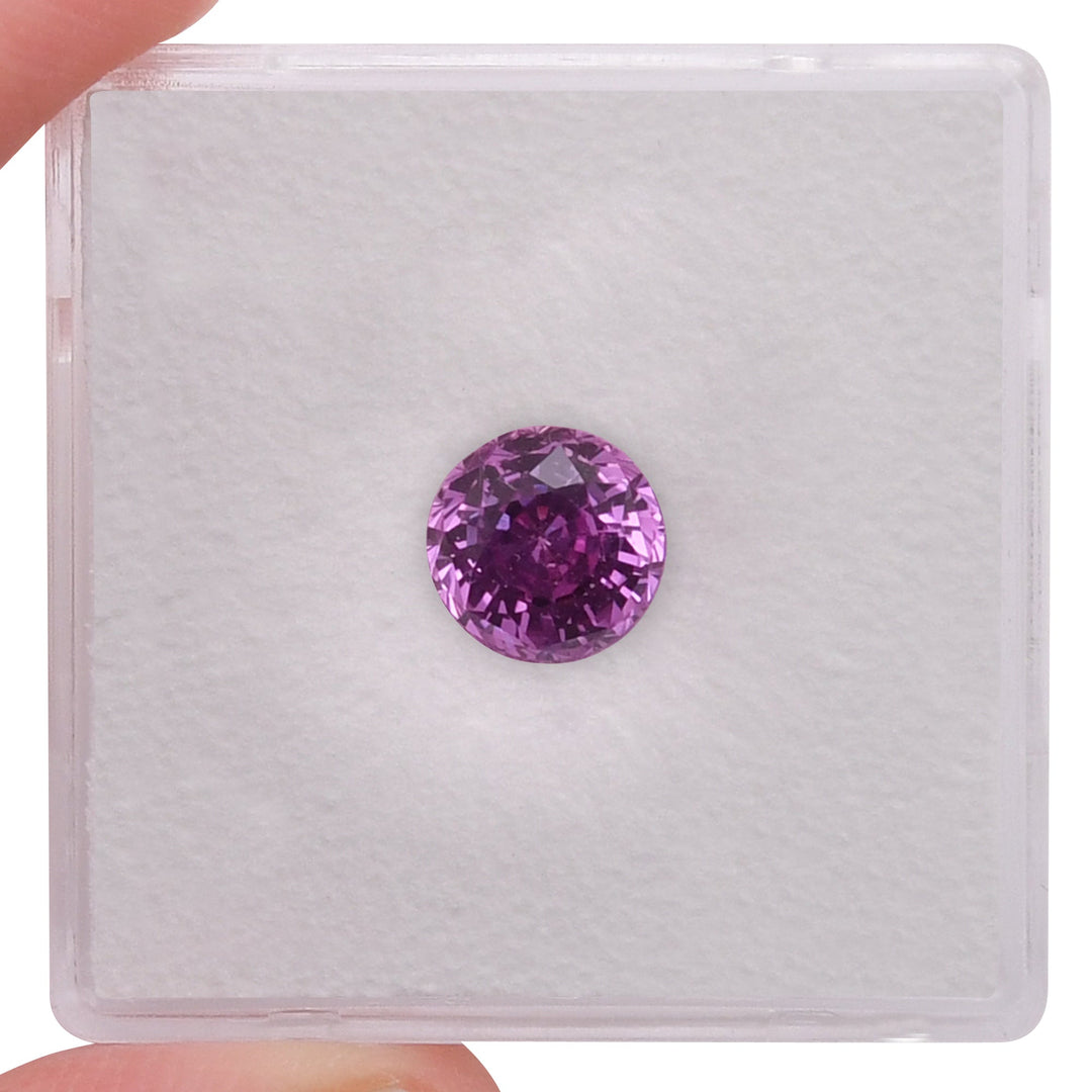 2.02 Carat Pink  Round Sapphire